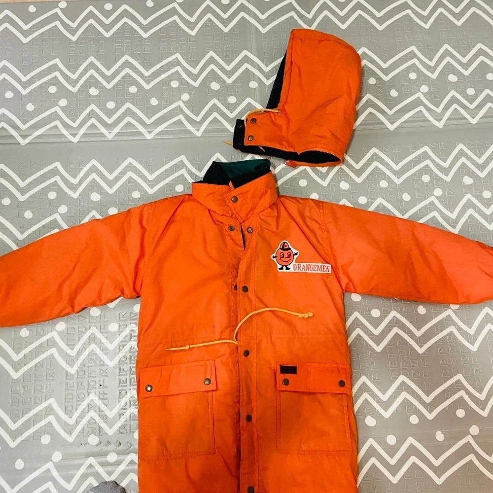 Vintage rare embroidered Syracuse jacket coat